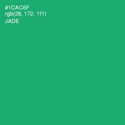 #1CAC6F - Jade Color Image