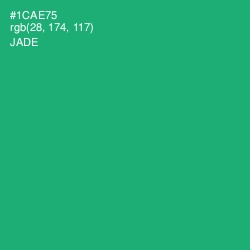 #1CAE75 - Jade Color Image