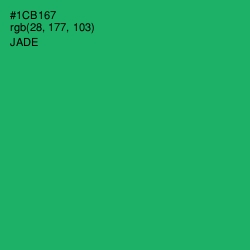 #1CB167 - Jade Color Image