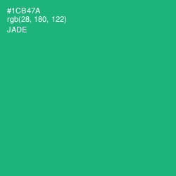 #1CB47A - Jade Color Image