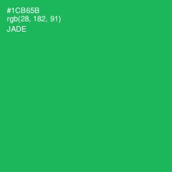 #1CB65B - Jade Color Image