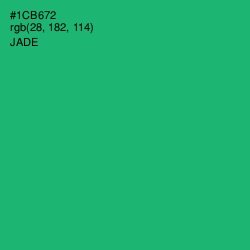 #1CB672 - Jade Color Image