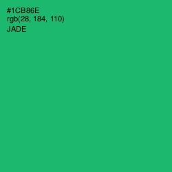 #1CB86E - Jade Color Image