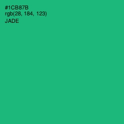 #1CB87B - Jade Color Image