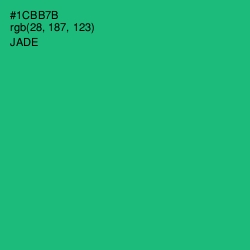 #1CBB7B - Jade Color Image