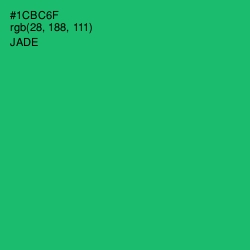 #1CBC6F - Jade Color Image