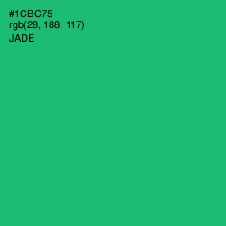 #1CBC75 - Jade Color Image