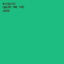 #1CBC7D - Jade Color Image