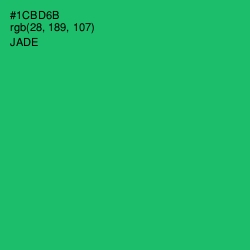 #1CBD6B - Jade Color Image