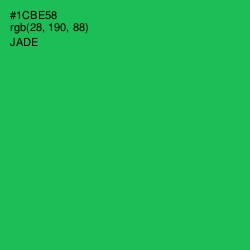 #1CBE58 - Jade Color Image