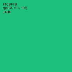 #1CBF7B - Jade Color Image