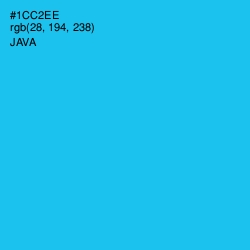 #1CC2EE - Java Color Image