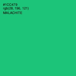 #1CC479 - Malachite Color Image