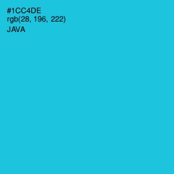 #1CC4DE - Java Color Image