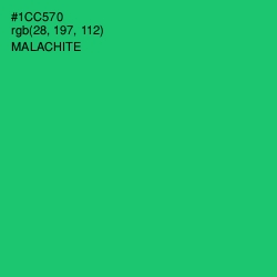 #1CC570 - Malachite Color Image