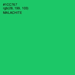 #1CC767 - Malachite Color Image