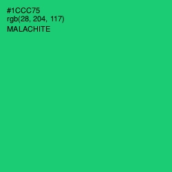 #1CCC75 - Malachite Color Image