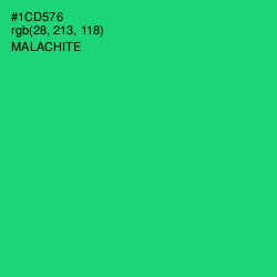 #1CD576 - Malachite Color Image