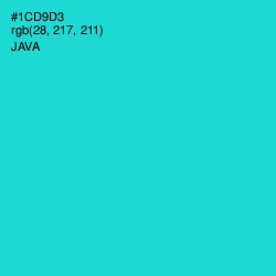 #1CD9D3 - Java Color Image