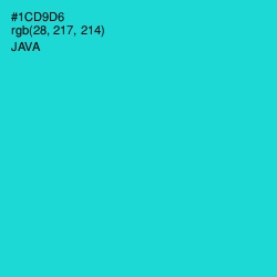 #1CD9D6 - Java Color Image