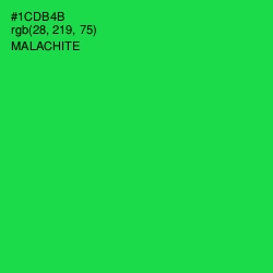 #1CDB4B - Malachite Color Image