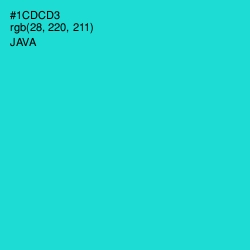 #1CDCD3 - Java Color Image