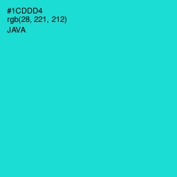 #1CDDD4 - Java Color Image