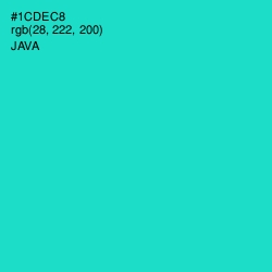 #1CDEC8 - Java Color Image