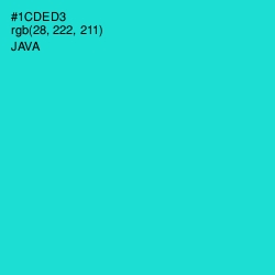 #1CDED3 - Java Color Image