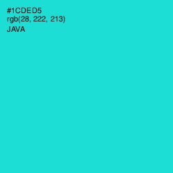 #1CDED5 - Java Color Image