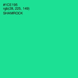 #1CE195 - Shamrock Color Image