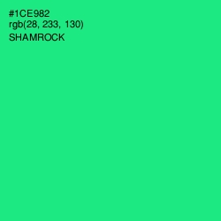 #1CE982 - Shamrock Color Image