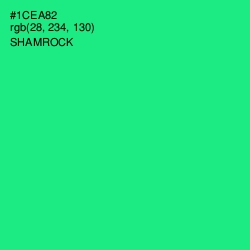 #1CEA82 - Shamrock Color Image