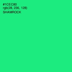 #1CEC80 - Shamrock Color Image