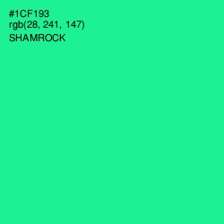 #1CF193 - Shamrock Color Image