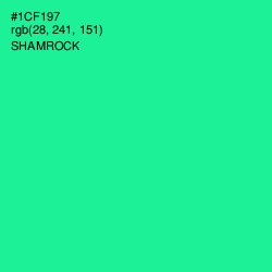 #1CF197 - Shamrock Color Image