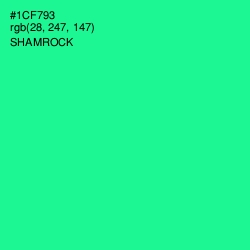 #1CF793 - Shamrock Color Image