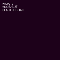 #1D0019 - Black Russian Color Image