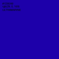 #1D00A9 - Ultramarine Color Image