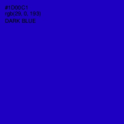 #1D00C1 - Dark Blue Color Image