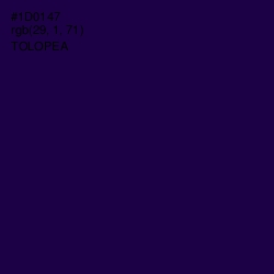 #1D0147 - Tolopea Color Image