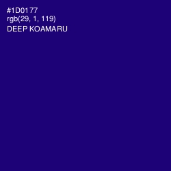 #1D0177 - Deep Koamaru Color Image