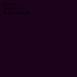 #1D021C - Black Russian Color Image