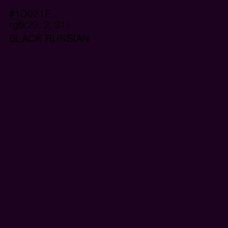 #1D021F - Black Russian Color Image