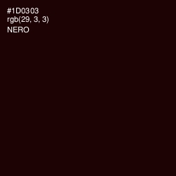 #1D0303 - Nero Color Image
