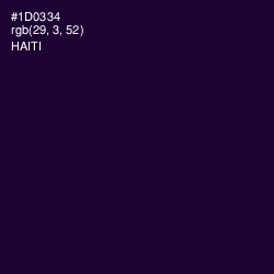 #1D0334 - Haiti Color Image