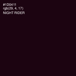 #1D0411 - Night Rider Color Image