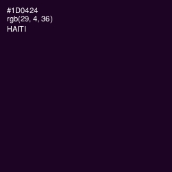 #1D0424 - Haiti Color Image