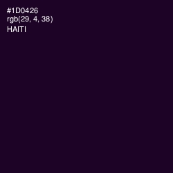 #1D0426 - Haiti Color Image