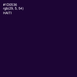 #1D0536 - Haiti Color Image
